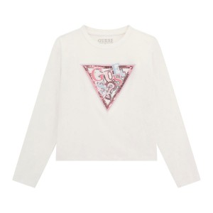 Детска блуза с дълъг ръкав Guess